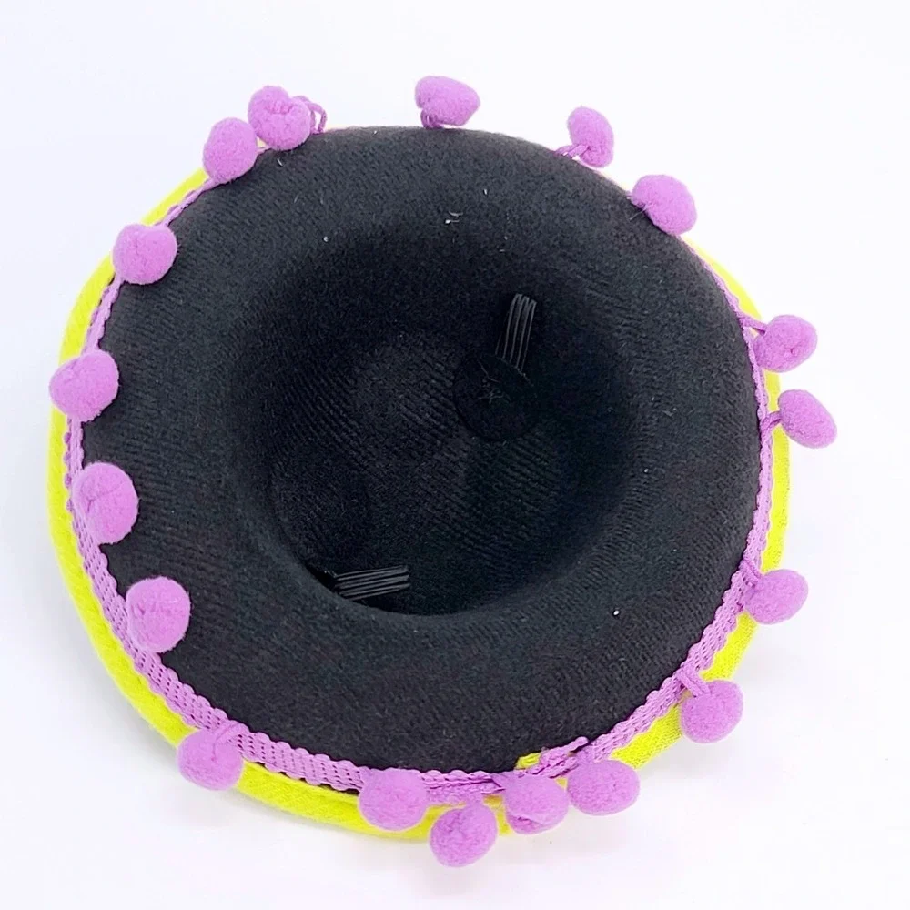 Mini Black Sombrero Hat Fiesta Costume Photo Prop 6